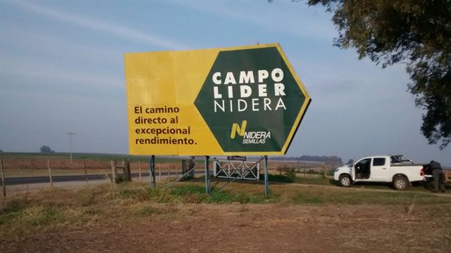 Carteles ruteros - trabajo realizado por Contacto Visual