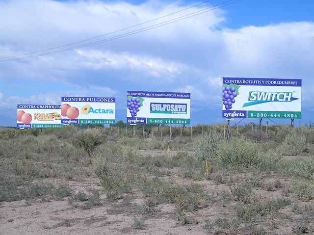 Carteles ruteros - trabajo realizado por Contacto Visual
